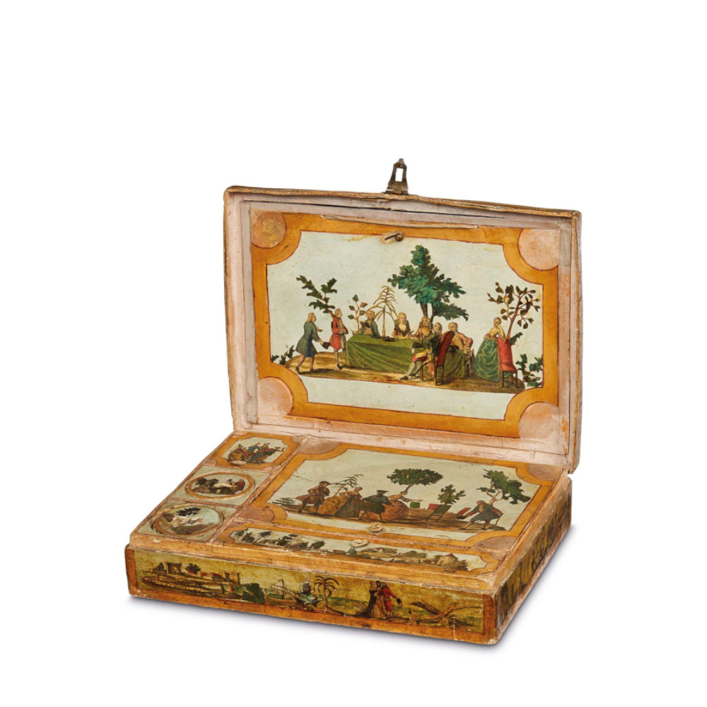 Cofanetto in papier mache