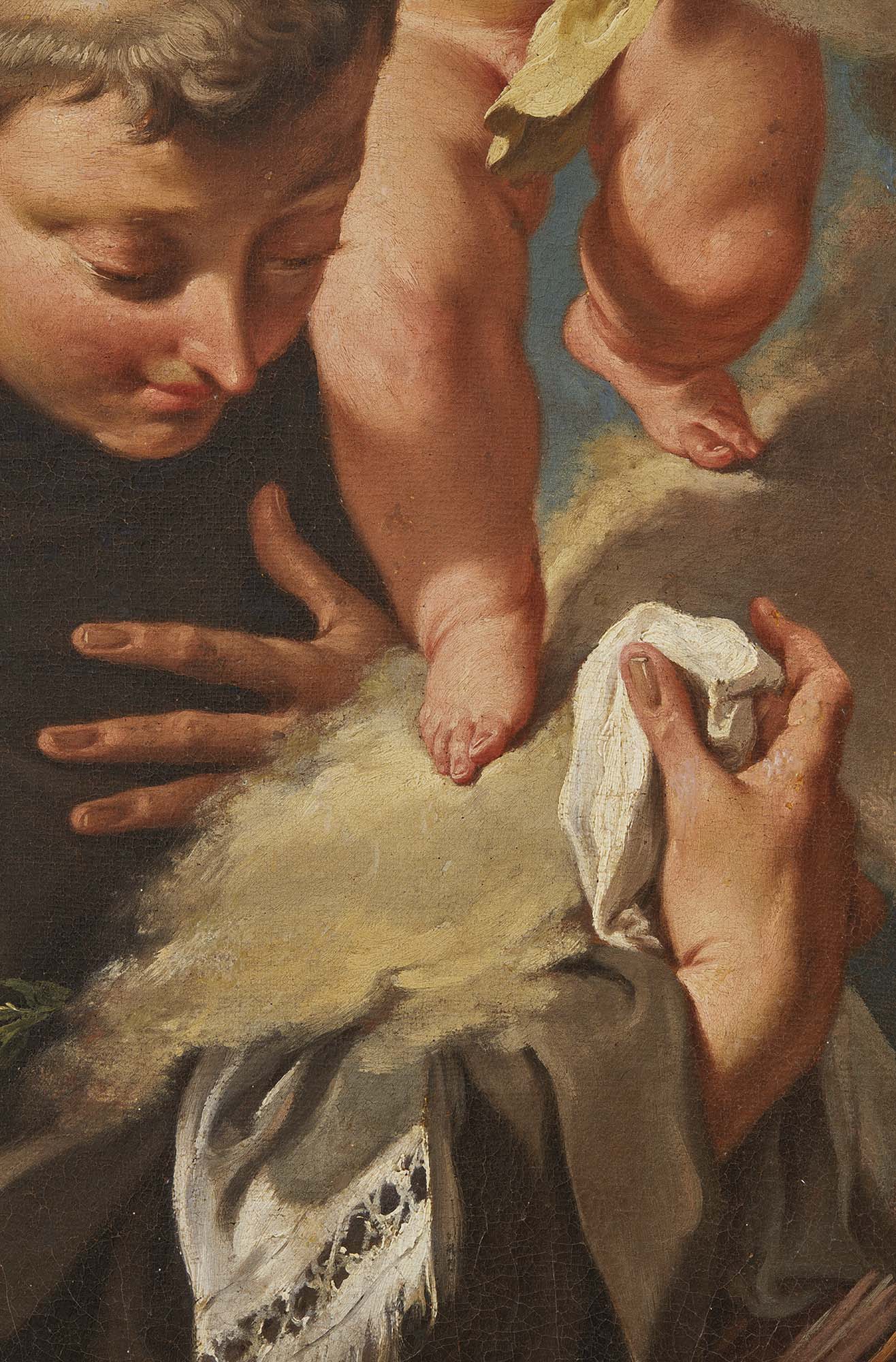 Sant'Antonio con il Bambino, Pittoni